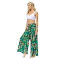 Miniatyrbillede 3 af 9: AVEKI Print Elastiske højtaljede Flare Leg Bell Bottom Bukser, FKBB009, S