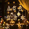Miniatyrbild 1 av 5: Batteridriven varmvit, jul LED-ljus Polaris + Snowflake