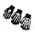 Miniatyrbild 3 av 3: Halloween tillbehör självlysande handskar för vintern Handvärmare Halkfri Skräck Hand Bone Skull Grimase vante Unisex Håll varm handskar
