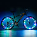 Miniatyrbilde 5 av 5: LED-lyssløyfe til sykkeldekk - Dioder til sykkel multicolor