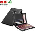 Miniatyrbild 3 av 3: Passhållare i PU-läder, RFID ID-hållare black