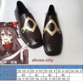 Miniatyrbild 1 av 5: Snabb leverans Genshin Impact Hutao kostym Hu Tao kinesisk stil Uniformspel Halloween kostymer för kvinnor vuxen peruk Brown shoes 39