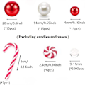 Pikkukuva 1 / 4: Christmas Pearl String Vas Filler Pearl Beads Kelluvat kynttilät 1