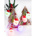 Miniatyrbillede 3 af 5: LED Julemand modellering lyskæde julefest aktiv