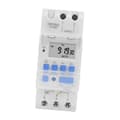 Miniatyrbild 4 av 5: Veckotimerbrytare 12V DC 16A LCD-display med nedräkningsfunktion avtagbart batteri