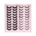 Miniatyrbild 1 av 11: Falska fransar Lösögonfransar Cat-Eye Fransar Faux Mink Fransar Naturligt utseende Fluffiga Wispy fransar som ser ut som förlängningar 15