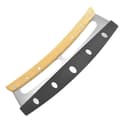 Miniatyrbillede 5 af 5: 33,5 CM Pizzaskærer, Vippepizzaskærer med Dobbelt Træhåndtag