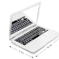 Miniatyrbillede 2 af 5: 1 stk. Laptop-formet makeupspejl, mini lommespejl, bærbar C