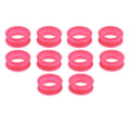 Miniatyrbilde 2 av 5: 1/2/3/5 10x Barber Frisør Saks Fingerring Rose Red 10 pcs 1 Pc