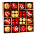 Miniatyrbild 1 av 5: Julkulor för juldekorationer - julgransprydnader för jul- och festdekorationer style 1