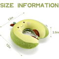 Miniatyrbillede 2 af 5: Børn Rejsepude, Flypudepude til børn - Memory Foam green