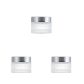 Miniatyrbillede 3 af 5: 1/2/3/5 Multipurpose Mat Kosmetisk Ansigtskrukke - Holdbar og silvery 100g,1 3PCS