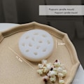 Miniatyrbillede 1 af 6: Lysformer Lys Stearinlys DIY Støbeforme i Silikonform lz22097 popcorn
