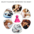 Miniatyrbillede 7 af 10: Nippelstimulering Slikkende Vibrator Vibrator Bryst LILLA