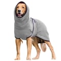 Miniatyrbild 1 av 2: Husdjurskläder Hundhanddukstorkrock Pyjamasrock Varm Grey S