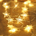 Miniatyrbillede 1 af 5: 2 Pakke 6M 40 LED Julelys Batterier LED Varm Hvid