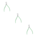 Miniatyrbillede 2 af 5: 1/2/3/5 Rustfrit stål Neglebåndssaks Anti Slip Silikone Green 11 x 6.8cm 3Set