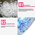 Miniatyrbild 3 av 10: Transparent Glitter Pool Foats Simring MULTICOLOR multicolor 80