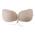 Miniatyrbillede 1 af 5: Selvklæbende Push-Up BH, Usynlig støtte - , B Skål Beige B Cup