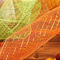 Miniatyrbillede 5 af 5: 4 ruller Mesh Bånd, Metallic Foil Mesh Bånd Metallic Mesh Bånd