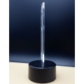 Miniatyrbilde 8 av 8: Løve Akryl 3D-lampe gaver, 3D Illusjon Nattlamper USB LED
