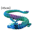 Miniatyrbillede 1 af 8: 3D-printet artikuleret Drage Fisketank landskabsarkitekturdekoration F 45CM