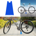 Miniatyrbillede 11 af 11: Bærbart cykelstativ til justering Rengøring Reparation Mountain Road Cykler Tilbehør Farverige plaststøtter Pink
