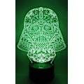 Miniatyrbilde 5 av 7: Darth Vader 3D Nattlampe LED Illusjonslampe Nattbord Ta