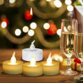 Miniatyrbild 3 av 5: 12-pack LED-ljus med timerfunktion, flimrande låga, 3,6 x