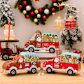 Miniatyrbilde 7 av 11: Metallkakeboks til jul Kreativ julemetallgodteriboks Julegodterikakeemballasjeboks null - 3