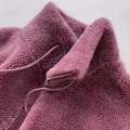 Miniatyrbild 5 av 6: Dam fleece fluffig Teddy Bear Coat Plain Pocket Jacka Ytterkläder Lila XL