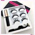 Pikkukuva 3 / 11: 3D Faux mink magneettiset tekoripset magneettisetti (Eyeliner & Magneti blackB 12