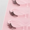 Miniatyrbilde 10 av 11: Halvvipper Naturlig utseende Wispy Cat-Eye Øyevipper 3D løsvipper luffy-Soft 10 Par aux Mink ake Lashes Sets F