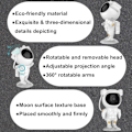 Miniatyrbillede 3 af 5: Astronaut Star Sky projektionslampe, med timer, natlys