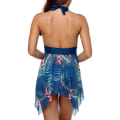 Miniatyrbilde 5 av 7: Todelt badedrakt for damer Bikini Tankini Sett Badetøy Badekjole Green,L