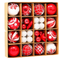 Miniatyrbild 1 av 5: Julkulor för juldekorationer - julgransprydnader för jul- och festdekorationer style 5