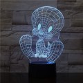 Miniatyrbillede 1 af 5: TweetyBird LED Natlampe USB Touch Sensor RGB Dekoration C