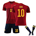 Pikkukuva 1 / 2: Espanja Jalkapallo Pelipaita Setit Lapsille/Nuorille ISCO 10 ISCO 10 home 2XL