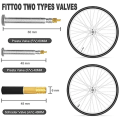 Miniatyrbild 3 av 10: Cykelslangar Cykelrörsdäck 48MM  48mm 48mm700*18/25 AV