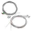 Miniatyrbillede 3 af 11: 4 strenge elektrisk basstreng, 0,4 mm-1,0 mm rustfrit stål elektrisk bas strengeinstrument bas DIY Reparation basdele 5