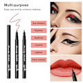 Miniatyrbild 6 av 8: 12 färger Matt Flytande Eyeliner Färgglad Set, Matt Flytande Färgrik Eye-Liner Pen Neonfärgad Eyeliner ögonmakeup, Långvarig Vattentät