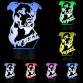 Miniatyrbild 1 av 8: 3D American Smart Flexibel Pit Bull Terrier Barnrumsbord L