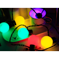Miniatyrbillede 4 af 5: 1 stk. dekorative lyskæder, 20 LED-kugler til bryllupsfest, ferie, have, gårdhave, værelse (hvid)