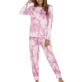 Pikkukuva 1 / 4: Naisten pyöreäkauluksinen oloasu ja Tie Dye -yöasu Style-C S