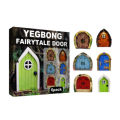 Miniatyrbild 2 av 9: Gnome Fairy Dörrar Set för trädgårdsträd Yard Art Dekoration Gifts 1