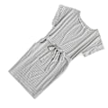 Miniatyrbild 3 av 6: Familjeklänningar Split Sele Set Mamma Pojkar och Flickor Familj Kläder för Going Beach Side grey stripes female baby 6-9m