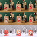 Miniatyrbilde 7 av 10: 5 stk julepapirpose gaveesker STIL 4 STIL 4 Style 4