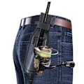Miniatyrbillede 5 af 11: Ny Luya Rod Pouch Multifunktionel Mobil Fisketaske Bærbar Fiskegrej Lure Taske Udendørs Læder Taljetaske A