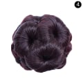 Miniatyrbillede 8 af 8: Synthesis Claw Clip Chignon Extension Clip Hårstykke krøllet hår 5
