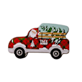Miniatyrbilde 6 av 11: Metallkakeboks til jul Kreativ julemetallgodteriboks Julegodterikakeemballasjeboks null - 3
